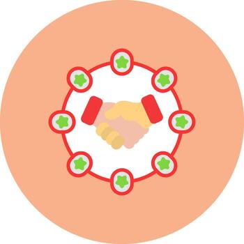 Connection Artistic Frame Object vector