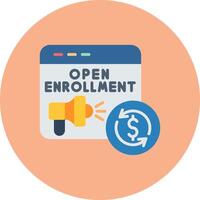 Open Enrollment Urban UX Mark vector
