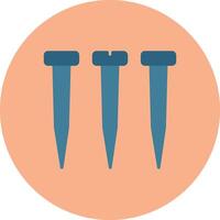 Spike Isometric Icon Unit vector