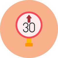 Speed Limit Clean System Symbol vector