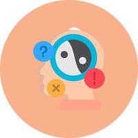 Yin Yang Sleek Shape Unit vector