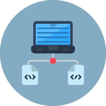 Distributed Subtle Grid Emblem vector