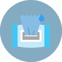 Wet Wipes Urban Frame Badge vector