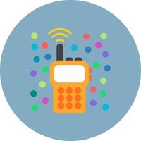 Walkie Talkie Sleek Shape Unit vector