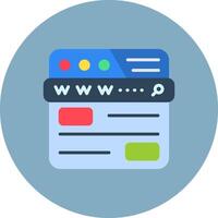 Url Geometric Badge Mark vector