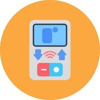 Thermostat Shadowed UI Pattern vector