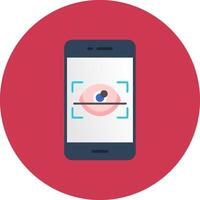 Retinal Scan Urban Grid Badge vector