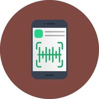 Barcode Smooth Badge vector