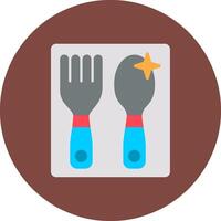 Cutlery Artistic Grid Pattern vector