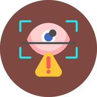 Retinal Scan Artistic Grid Pattern vector