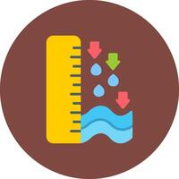Water Level Clean System Symbol vector
