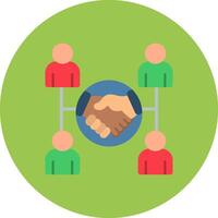 Collaboration Modern App Symbol vector