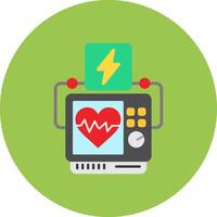 Defibrillator Modern Sketch Piece vector