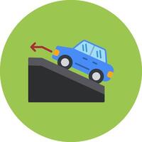 Road Vivid Icon Element vector