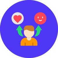 Reaction Sharp Icon Element vector