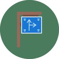 Trafic Sign Clean Line Pattern vector