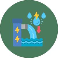 Waste Water Bright System Form vector