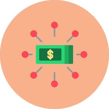 Digital Money Mobile App Object vector