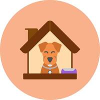 Dog House Ultra Thin Sketch vector