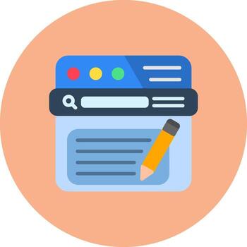 Edit Tools Minimal App Pattern vector