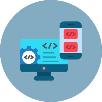 aplicación desarrollo sutil marco bosquejo vector