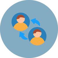 Change Simple Badge Piece vector