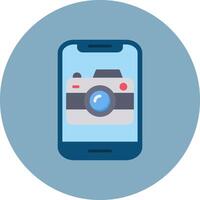 Camera Streamlined UX Object vector