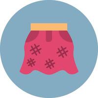 Female Skirt Abstract Visual Token vector