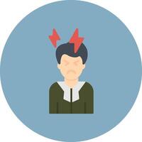 Headache Advanced Sketch Mark vector