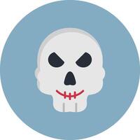Skull Light Tone Symbol vector