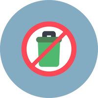 Trash Bin Bright System Form vector