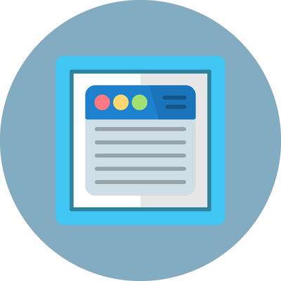 Web Modern App Symbol