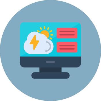 Weather Shadowed UI Pattern vector