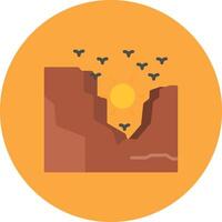 Canyon Subtle Grid Emblem vector