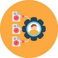 Data Management Clear UX Unit vector