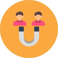 Lead Generation Geometric Badge Mark vector