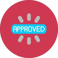 Approved Bright Grid Object vector
