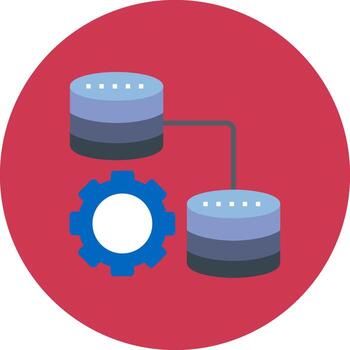 Server Sharp Icon Element vector