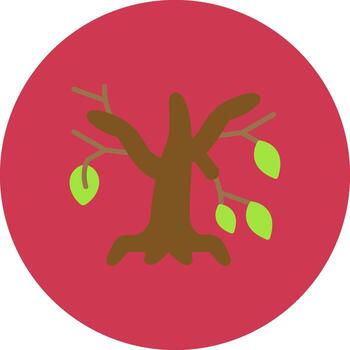 árbol rama móvil aplicación objeto vector