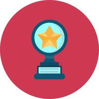 Trophy Star Intuitive Frame Token vector