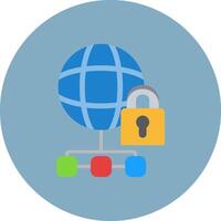 Private Network Clear Line Sketch vector
