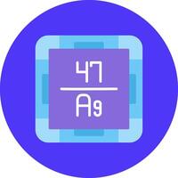 Silver Sleek Shape Unit vector