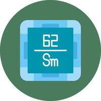Samarium Conceptual Web Symbol vector