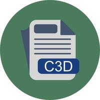 C3D Interactive Visual Piece vector