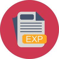 EXP Dynamic Badge Mark vector