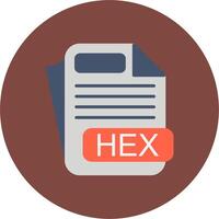 HEX Vibrant Web Pattern vector