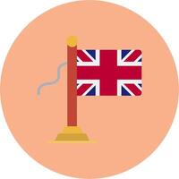 United Kingdom Flag Digital UX Symbol vector
