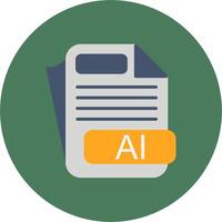 AI Urban Grid Badge vector