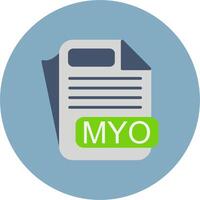 MYO HighTech Frame Token vector
