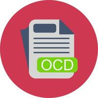 OCD Smooth Badge vector